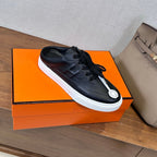HM Deep Sneaker Black White Cowhide 543801
