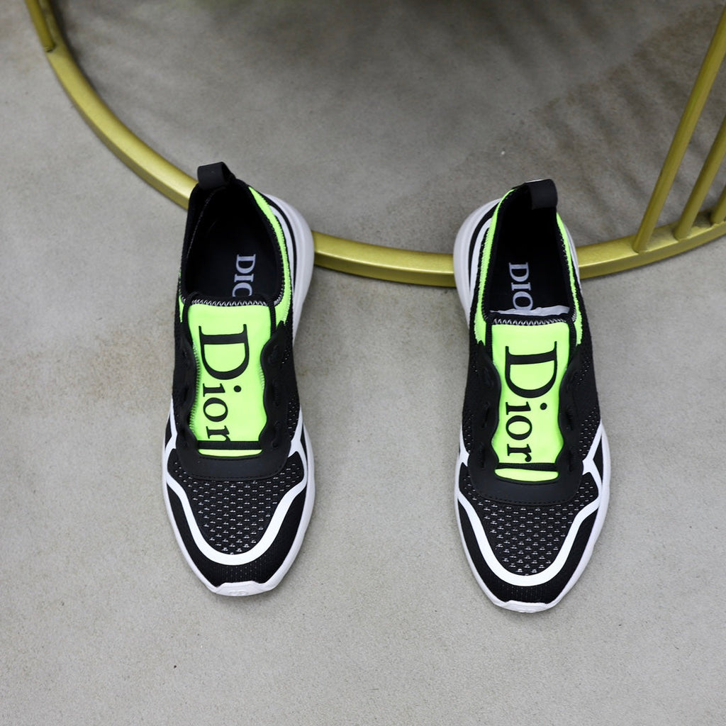 CD B21 Sneaker Black Mix Green Knitted 643601