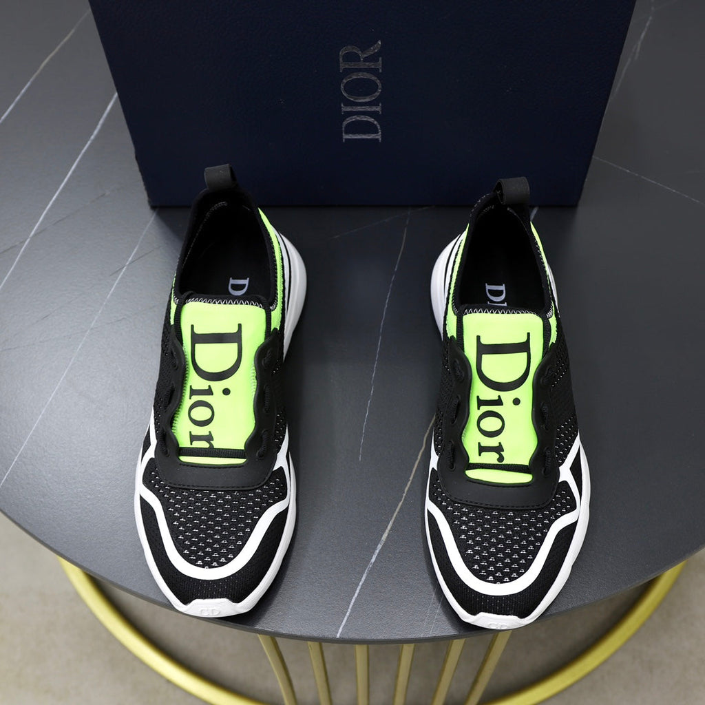 CD B21 Sneaker Black Mix Green Knitted 643601