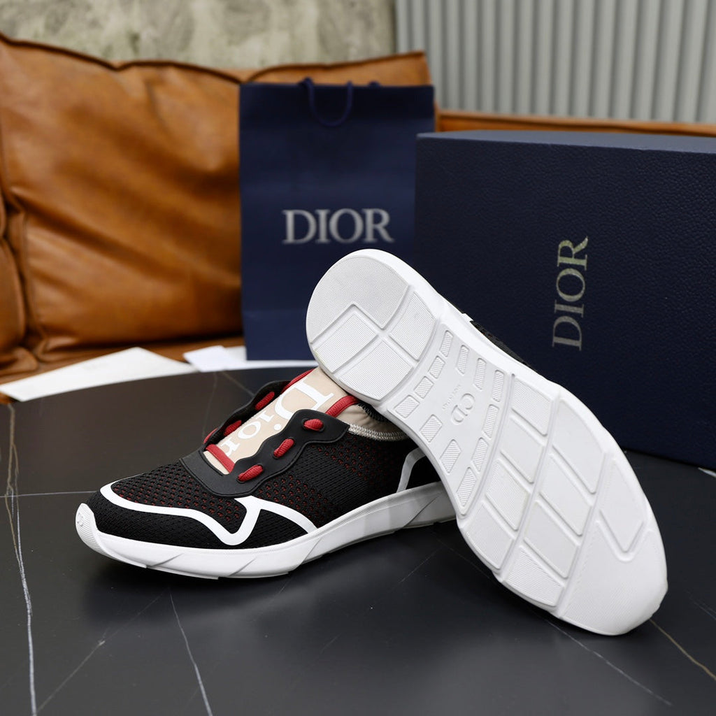 CD B21 Sneaker Black Mix Red Knitted 643602