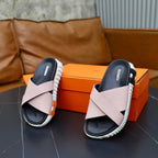 HM Men's Infra Slide Pink Calfskin 711696