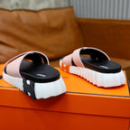 HM Men's Infra Slide Pink Calfskin 711696