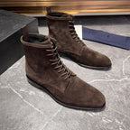 CD JUMP LACE-UP BOOT BROWN SUEDE