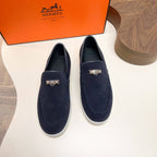 HM Men's Jour Loafer Navy Blue Suede 687431