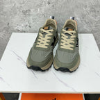 HM Men's Sneaker Moss Green Suede 602095