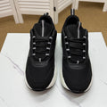 CD B22 Sneaker Black Mesh Calfskin 648068