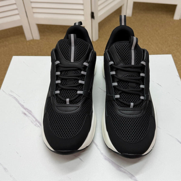 CD B22 Sneaker Black Mesh Calfskin 648068