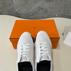 HM Bouncing 35 Sneakers White Goatskin & Suede Goatskin H Black