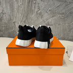 HM Bouncing 35 Sneakers Black Canvas & Suede Goatskin H Black