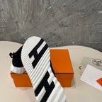 HM Bouncing 35 Sneakers Black Canvas & Suede Goatskin H Black