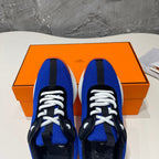 HEROS SNEAKERS COBALT GOATSKIN