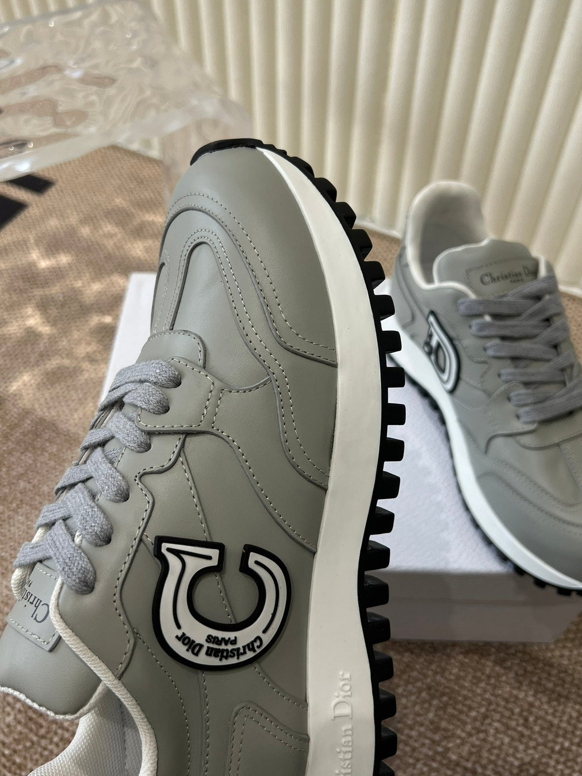 C'est Dior Sneaker Grey Lamskin