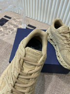 CD Sneaker B35 In Dark Beige Suede And Fabric 113125