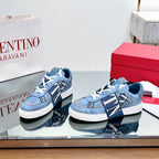 valenti low top vl7n blue denim blue canvas