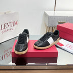 VL 25s Upvillage Sneakers In White Mix Black Lambskin