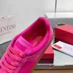 Valentino 25s Upvillage Sneakers In Pink Suede