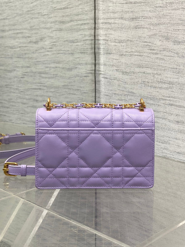 CD Miss Caro 17 Bag Purple Calfskin 229250