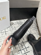 CD Miss Dior Chelsea Boots In Black Calfskin 103729
