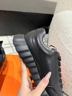 HM Jump Sneaker In Black Cowhide 985306