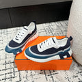 HM Sneaker In Charcoal Blue Mesh Fabric 985314