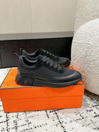 HM Sneaker In Black Mesh Fabric 985315