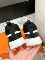 HM Sneaker In Black Mesh Fabric 985320