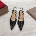 CL 25 Slingback Black   Fabric 335142
