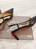 CL 25 Slingback Black   Fabric 335142