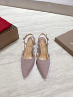 CL 25 Slingback Pink   Fabric 335144