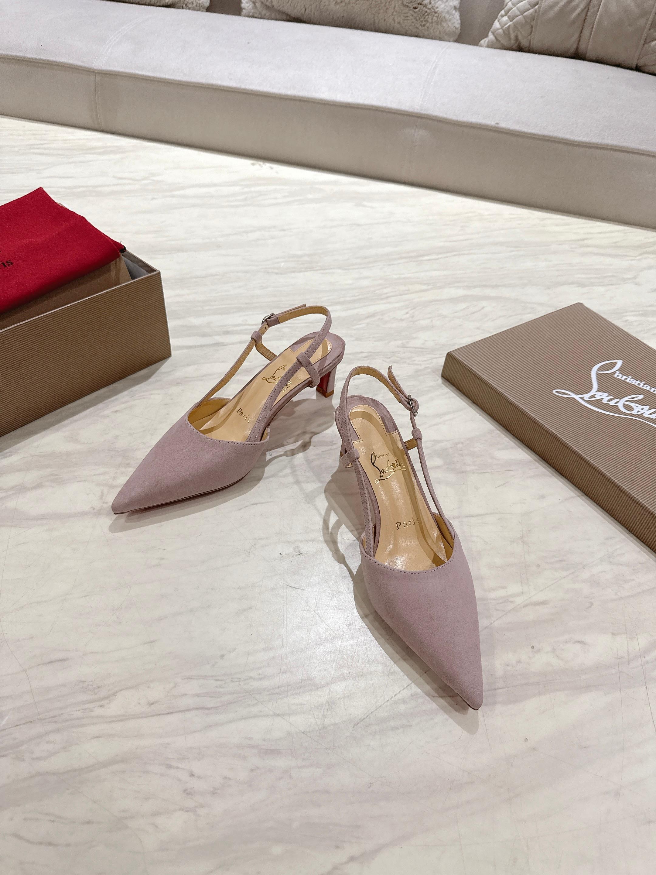 CL 25 Slingback Pink   Fabric 335144
