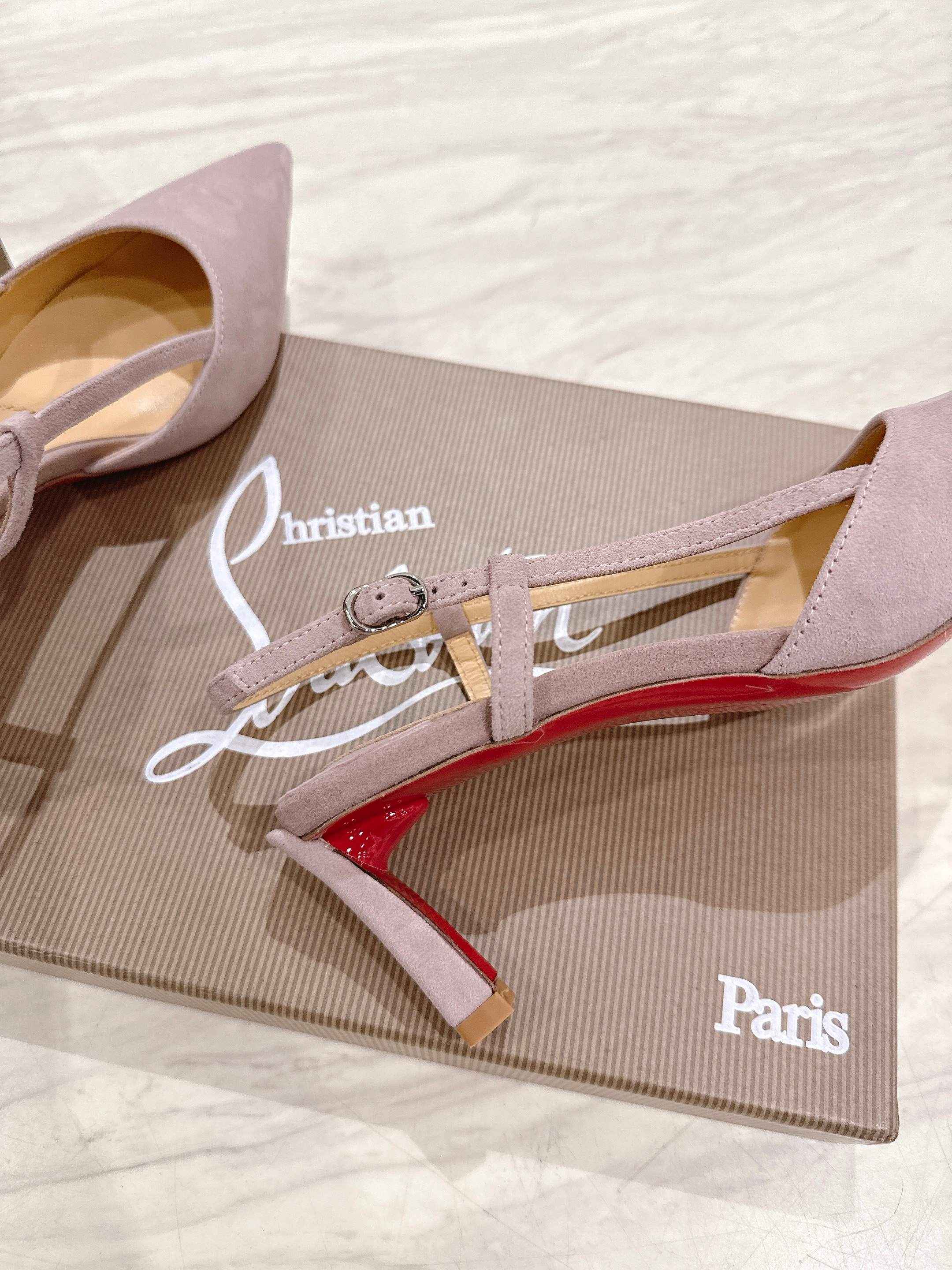 CL 25 Slingback Pink   Fabric 335144