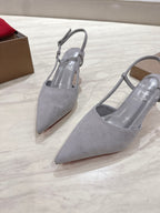 CL 25 Slingback Grey   Fabric 335145