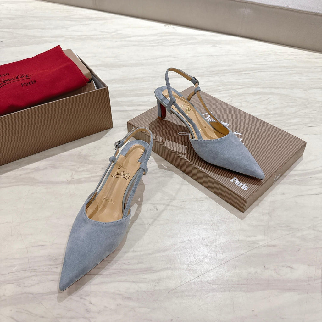 CL 25 Slingback Blue   Fabric 335146