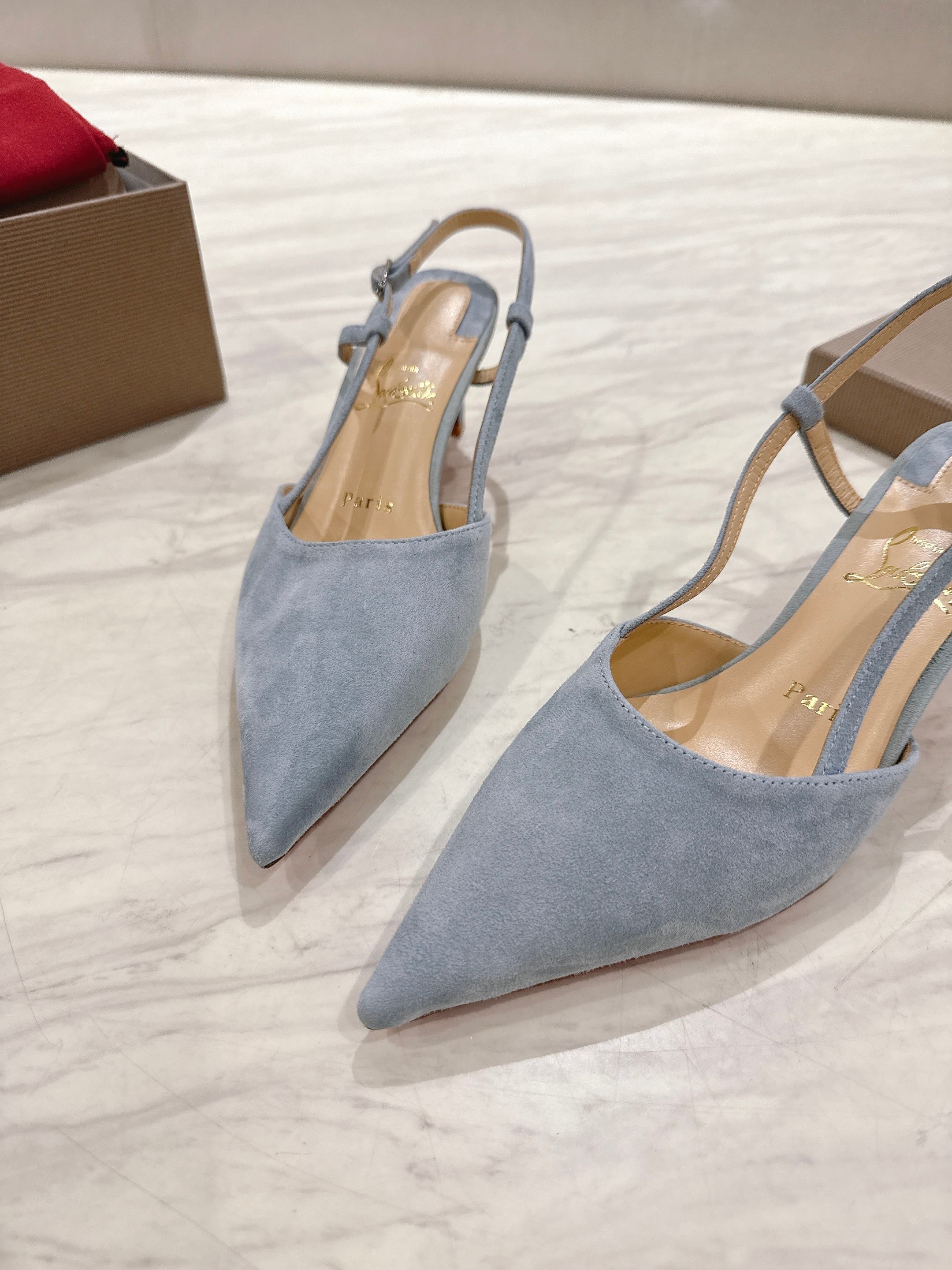 CL 25 Slingback Blue   Fabric 335146
