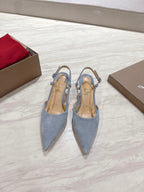 CL 25 Slingback Blue   Fabric 335146