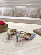 CL 25 Slingback Blue   Fabric 335146