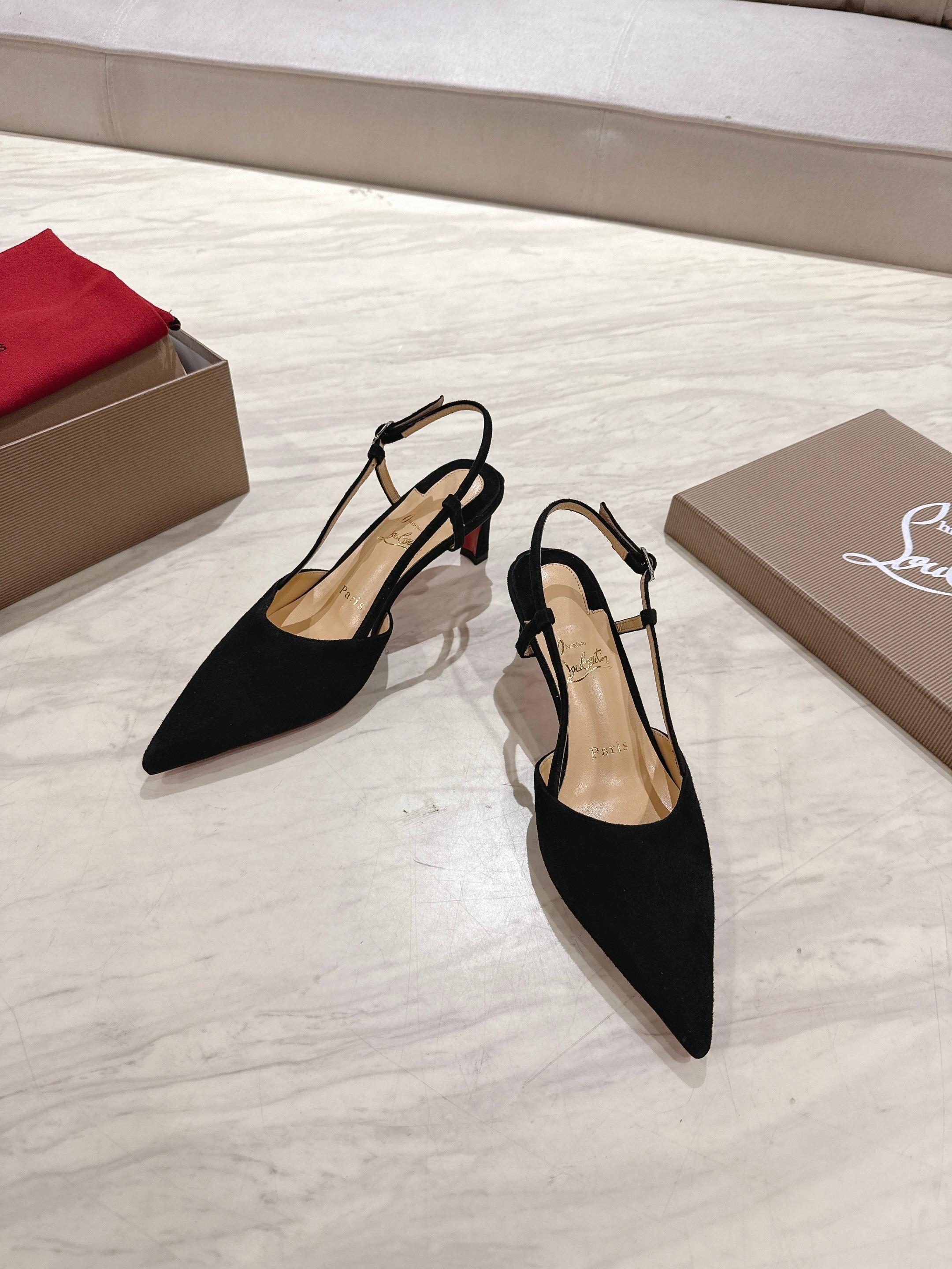 CL 25 Slingback Black   Fabric 335148