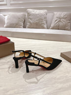 CL 25 Slingback Black   Fabric 335148