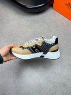 HM Men's Sneaker Beige Calfskin 581697