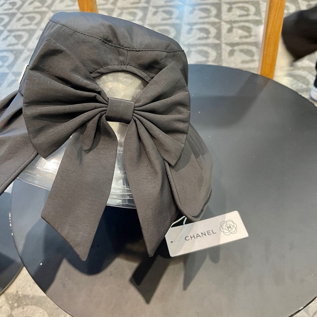 BOW BUCKET HAT BLACK 428186