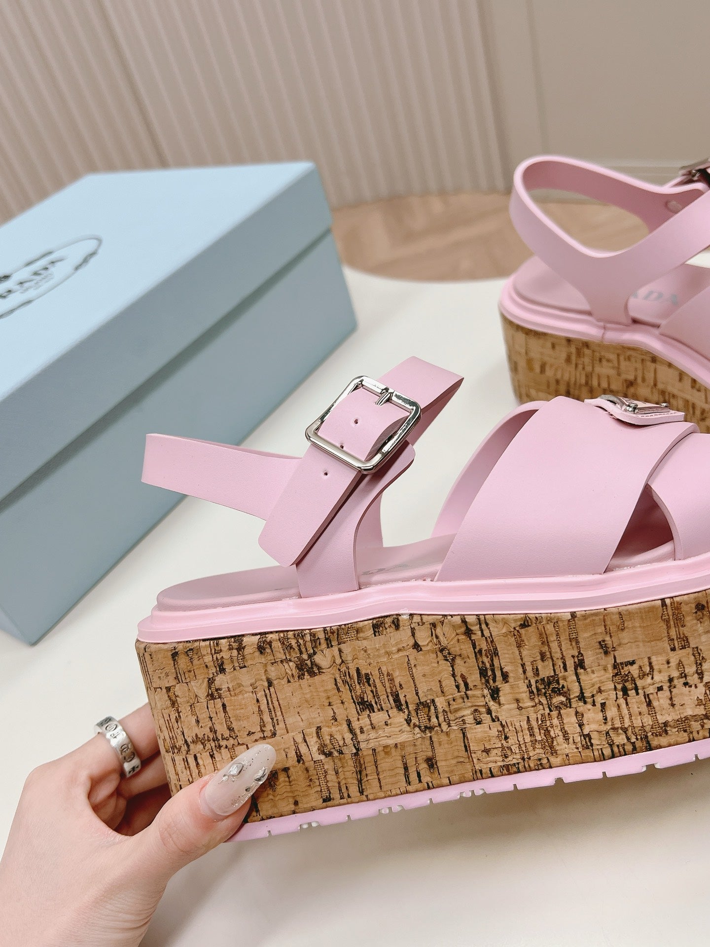 Pra High Heel 80 Sandal Pink