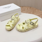 Pra Interwoven Straps Sandals 30 Vanilla