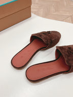 LP SUMMER CHARMS SANDALS IN BURNT UMBER SUEDE