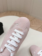 Prada 26ss German Training Light Pink Suede Mesh 644217
