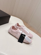 Prada 26ss German Training Light Pink Suede Mesh 644217