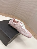 Prada 26ss German Training Light Pink Suede Mesh 644217