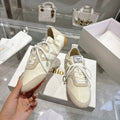 Chloe ballet flat casual shoes cream cowhide 518815