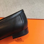 Paris Loafer Black Calfskin With Black Silver Signature Buckle 509379