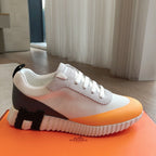 HM Men's 25 Bouncing Sneaker White Mesh Cowhide 639245