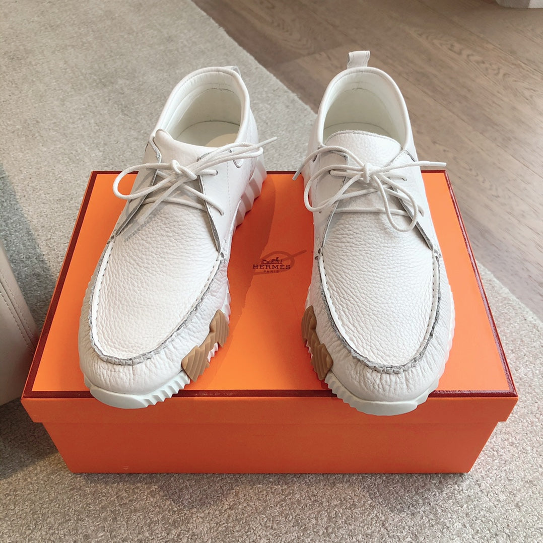 HM Men's Increase Sneaker White Cowhide 204372